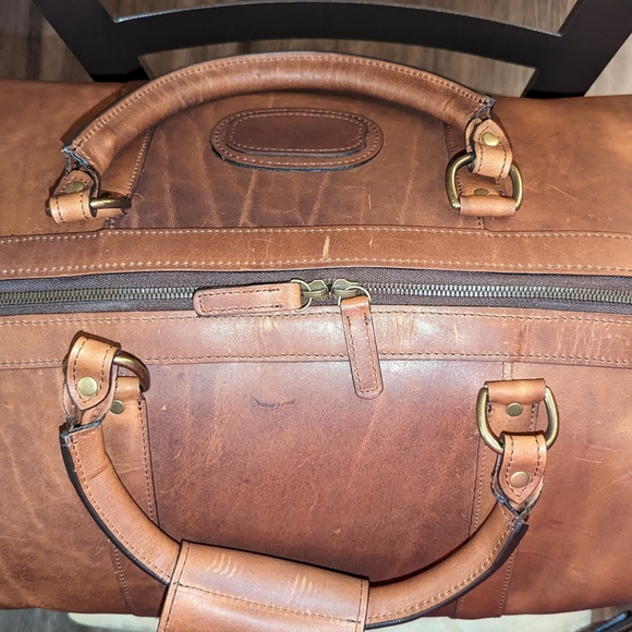 Korchmar Twain 22" Leather Weekender (Espresso color) - Picture 7 of 16